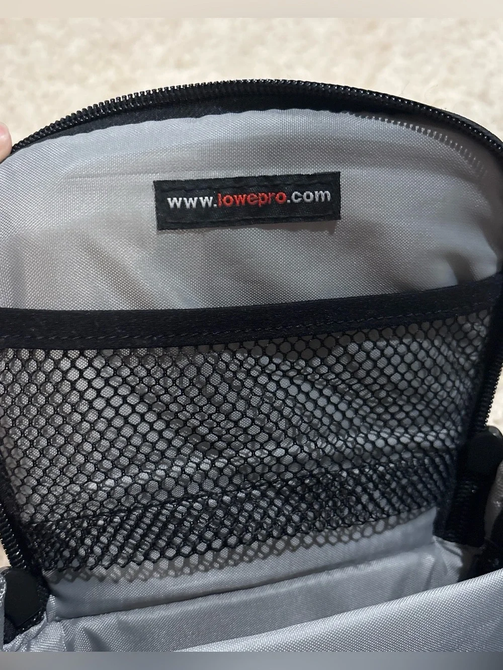 Lowepro Edit Camera Case Padded Bag w/ Matching Accessory Pouch Black 9”